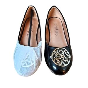 I Heart Yokids Black Ballet Sandals Kids 1